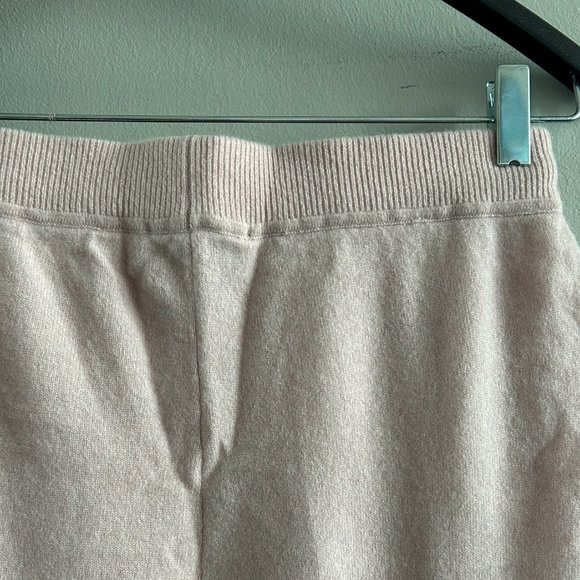 White + Warren 100% cashmere powder pink joggers - Picture 10 of 10